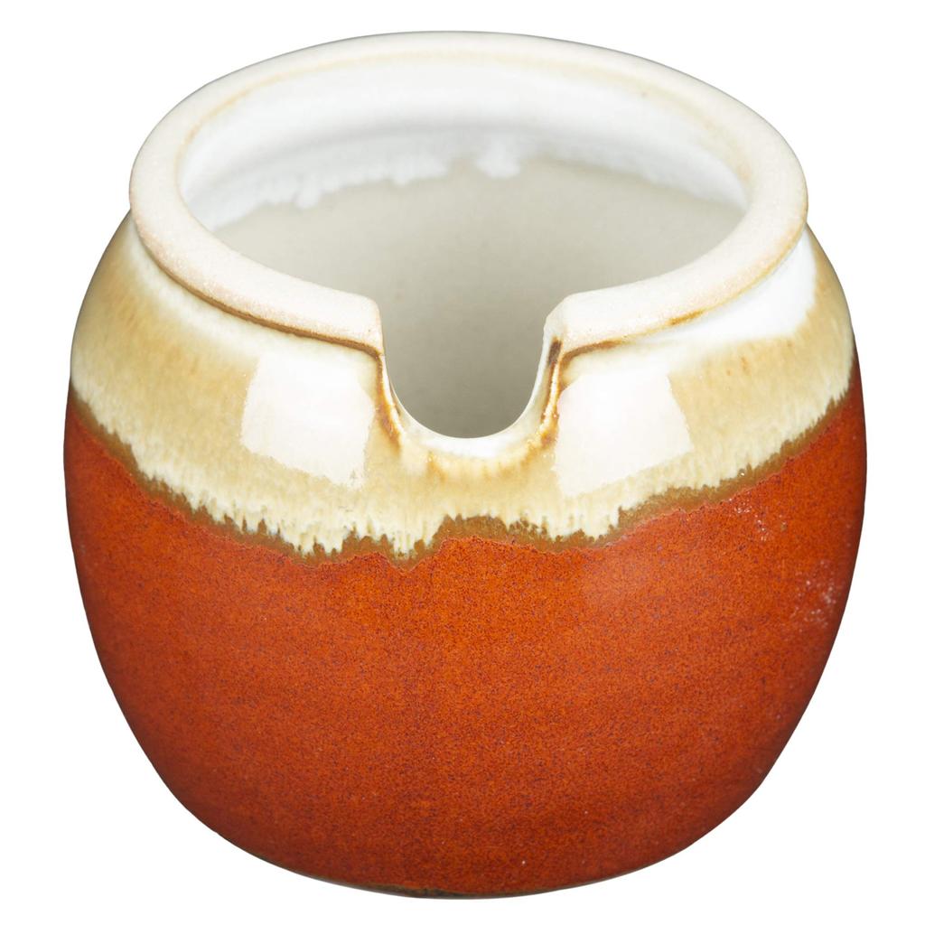 Set of 5 White and Red Mini Urns x Japanese Commercial [7.2 7cm, 110cc, 207g] [Tabletop Utensils] [Japanese Restaurant, Inn, Tableware, Use]