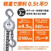 Best Answer Chain Block, 360-Degree Chain Hoist, VX, 1 Unit, 3m Chain, Swivel Pull, Roller, Tensioner, Pulley, Mini Hoist, Hand Chain, Scaffolding, Co