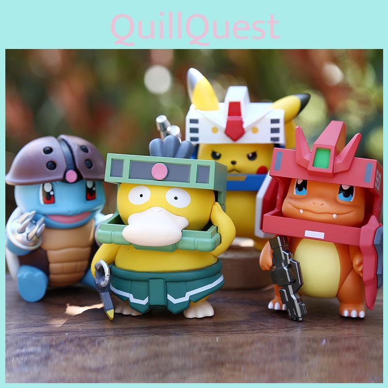 Pvc Pikachu Anime Action Figure Model Toy For Home Office Displays Gift