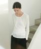 URAGO Tencel Draped Wrap T-Shirt_2Colors