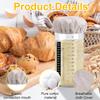 100% Cotton Sourdough Jar Cover,5 PCS Reble Sourdough Bread Proofing Starter Jar Cloth Covers for Most Glass Mason Sour Dough Crock
