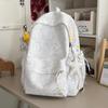 Schoolbag Schoolbag Women's Color Letter Embroidered Backpack New Vitality Sweet Sister Korean Atmosphere Student Party Shopping Backpack