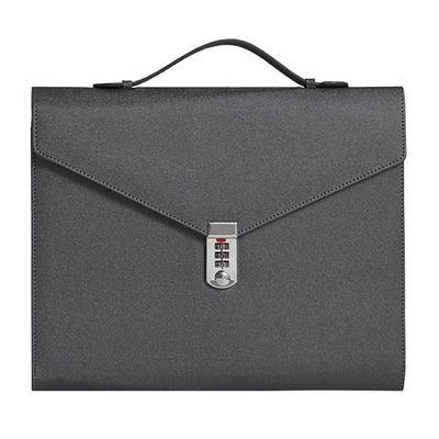 CAWKAY Business Bag with Lockable Dial Combination Closure, Carrying Case, File Storage, Security, Important Documents, Confidential Information, Docu