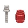 Bike Quick-Release Olive Cap – Emergency Ring  Accessory, Easy Installation &  Design