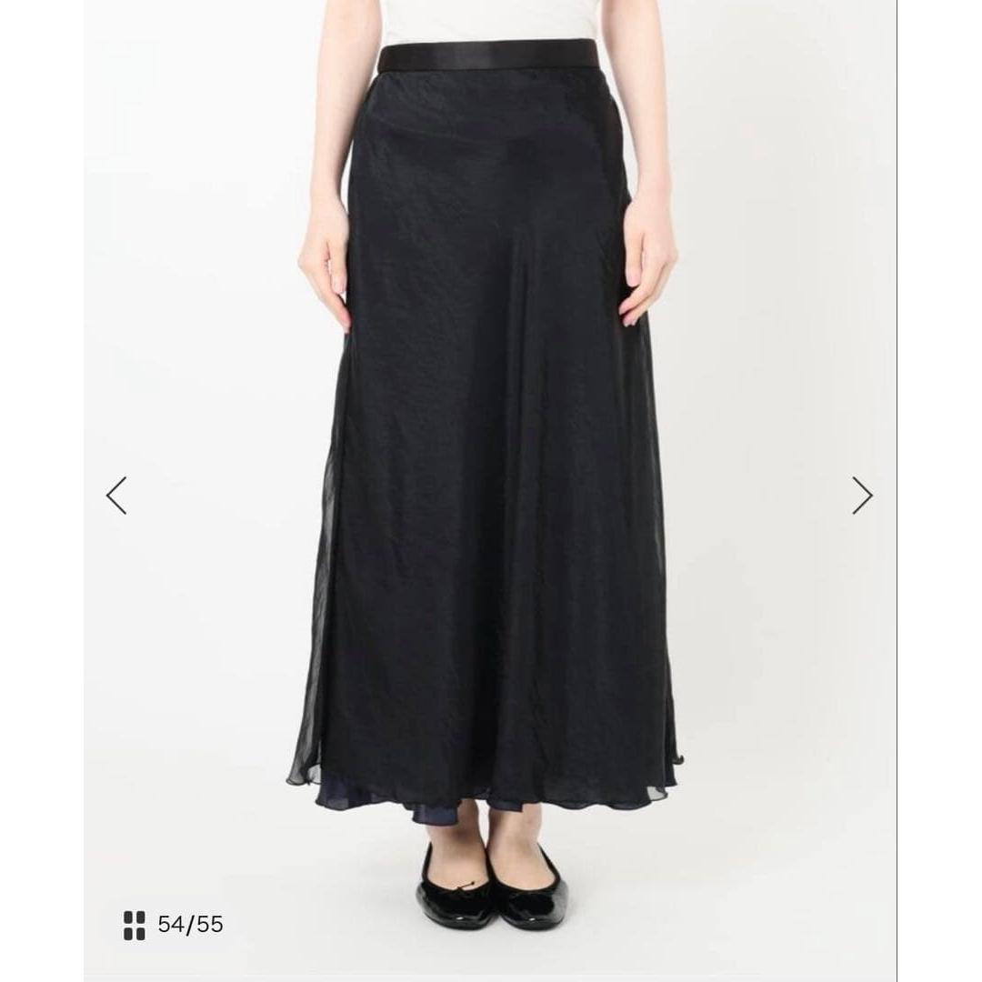 IENA Regular price 18,700 yen Black organza layered skirt 38