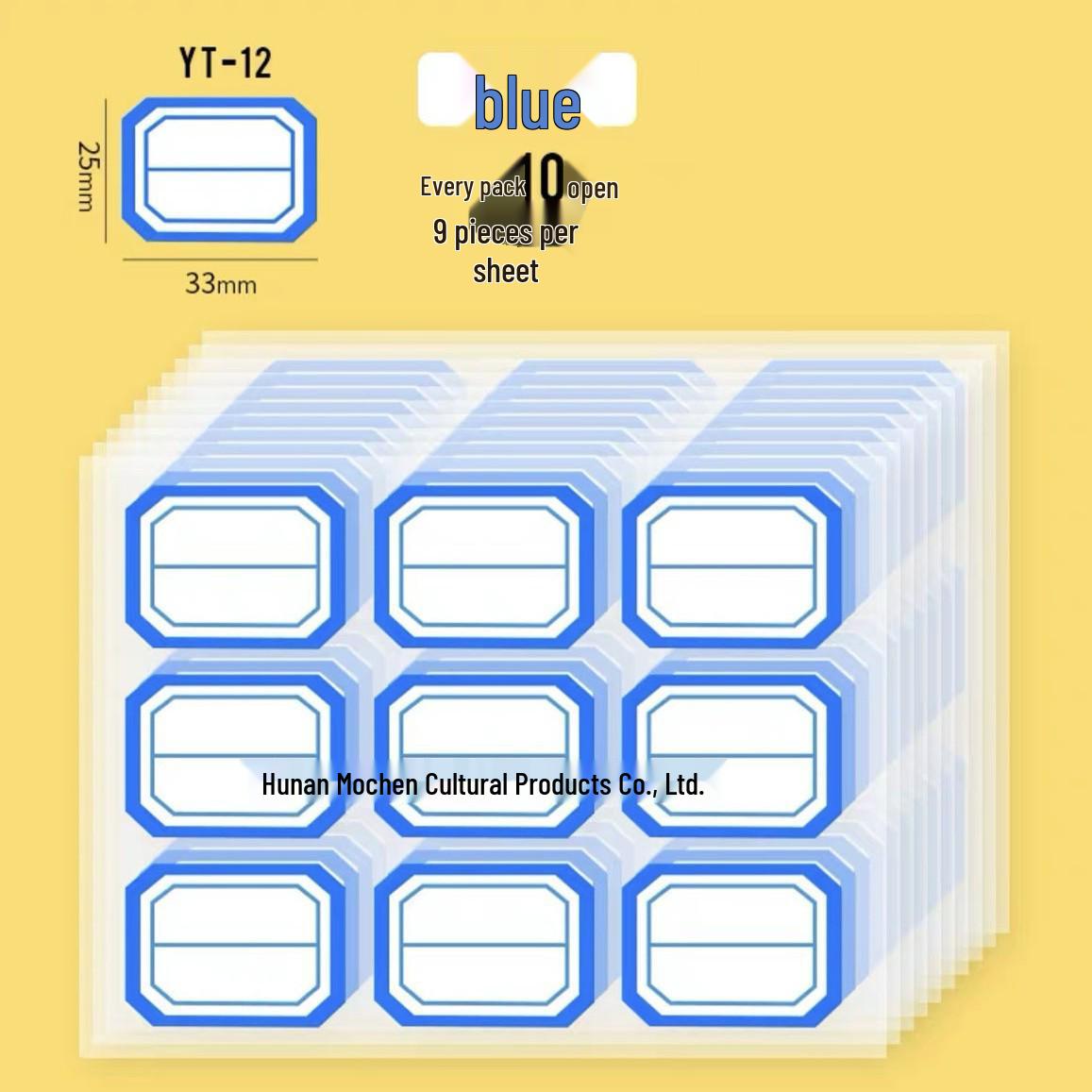 

Mornsun Self-Adhesive Memo and Name Stickers for Student and Office Organization