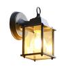 Modern Nordic Style Outdoor Waterproof Wall Mounted Lamps Iron Base with Aluminum Body Lampshade LED Light Source for Gates