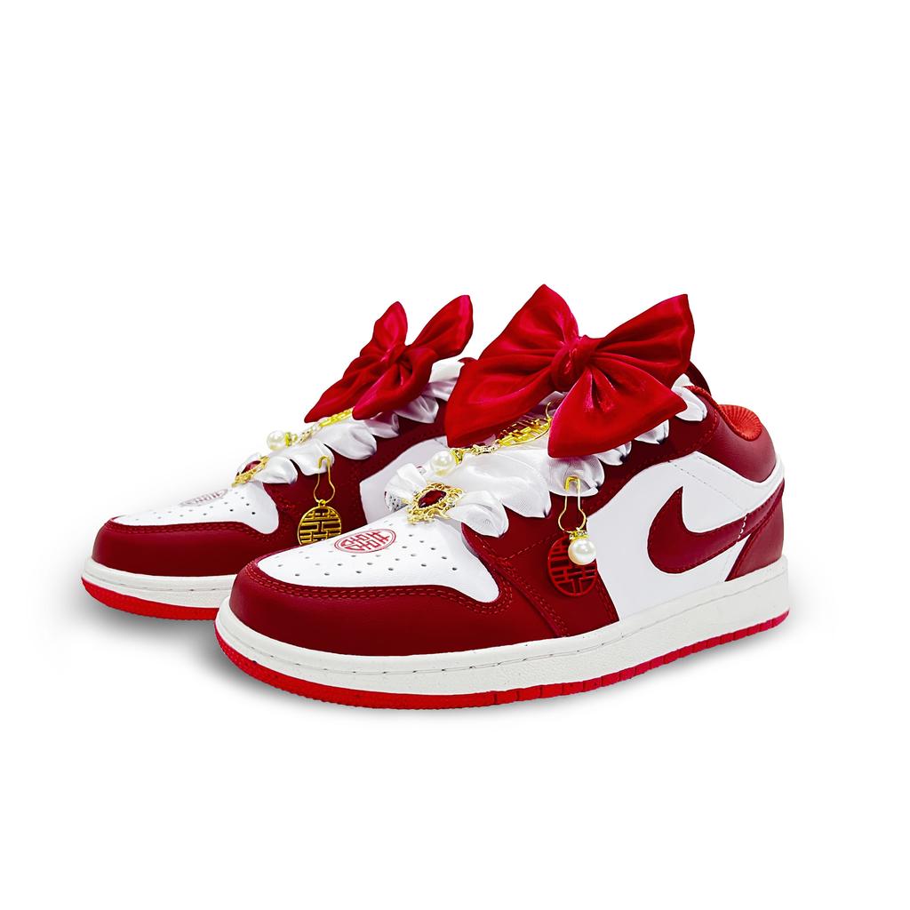 Jordan Air Jordan 1 Vintage Basketball Shoes Unisex Low Top White FJ3459-160{Team393-}