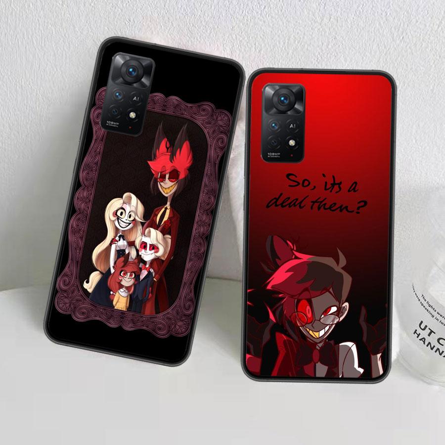 Hazbin Hotels Case Phone For Redmi 13 14C 12 12C Note 14S 14 Pro Plus 10 10A 10C 9 9A 9C 9T 8 8A 7 7A TPU Clear Cover