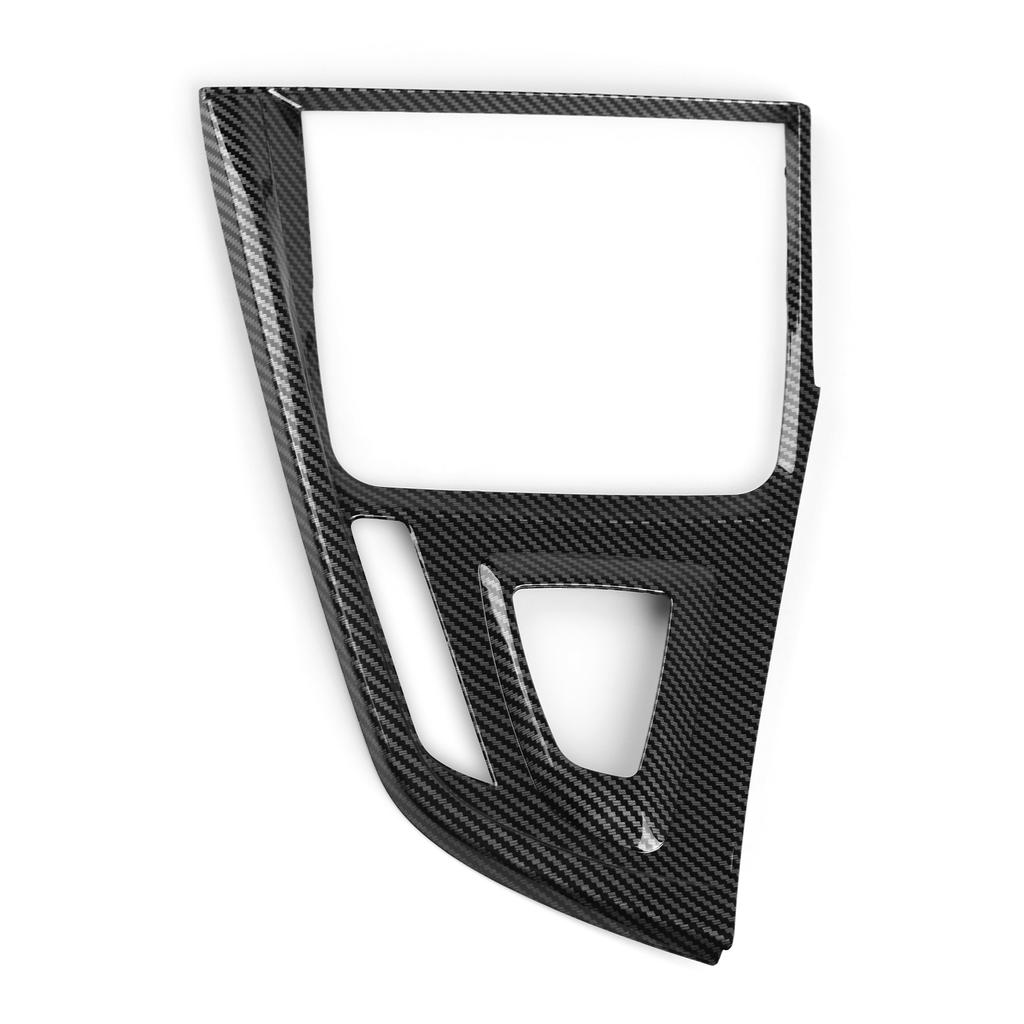 For BMW 3 4 Series F30 F31 F32 F33 F34 F36 (2012-2018) Car Center Console Gear Shift Cover Panel, Carbon Fiber ABS Trim Sticker