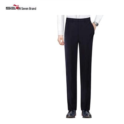 Pantalon droit décontracté business pour homme