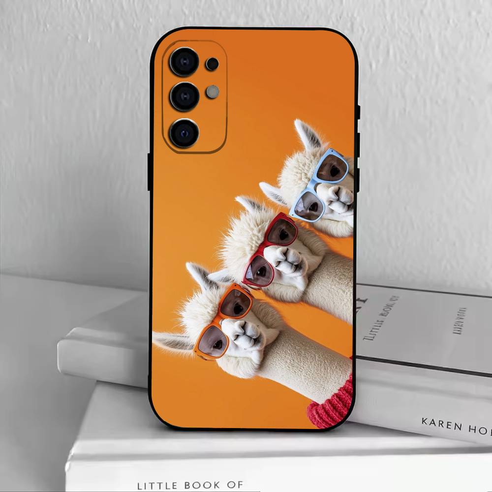 

D-Cute Alpaca Phone Case For Samsung S25,S24,S21,S22,S23,S30,Ultra,S20,Plus,Fe,Soft Silicone Black Cover Samsung S20ULTRA5G