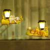 Resin Animal Garden Lights Solar Lights Waterproof Garden Decorative Hanging Lamp Outdoor Lights for Patio Balcony Yard Ornament