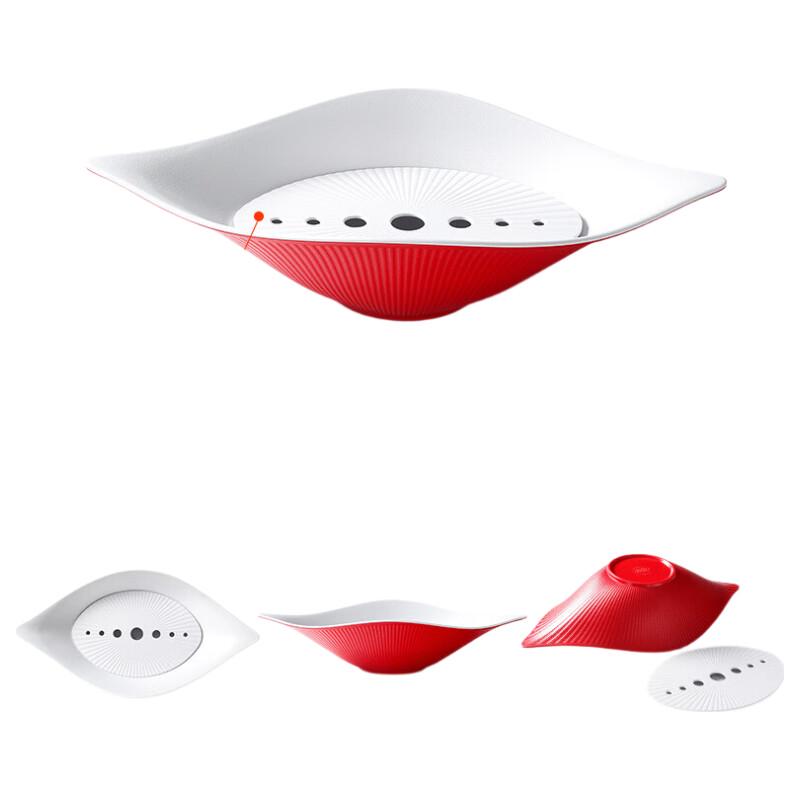 Nordic Style Melamine Boat-Shaped Serving Platter