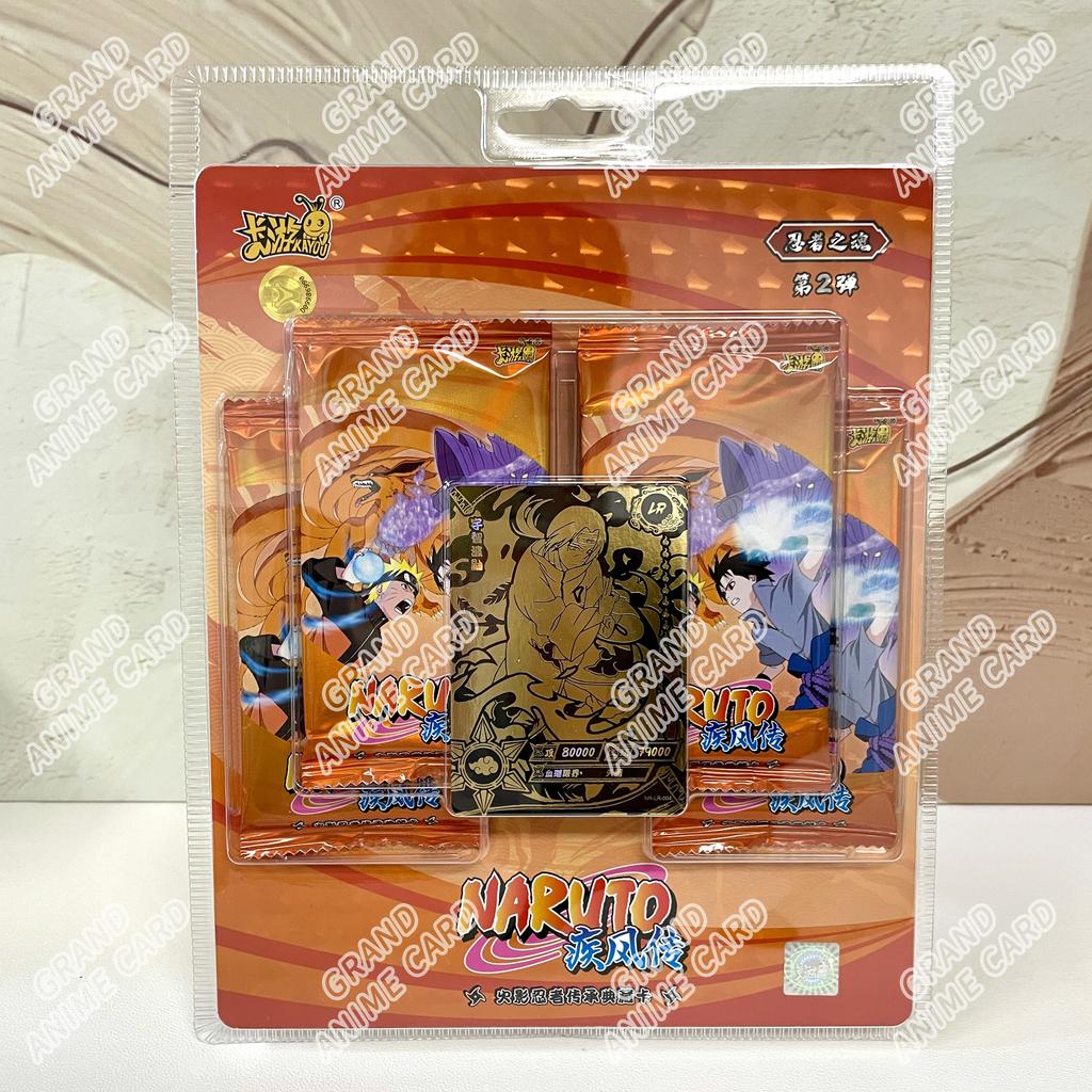 Genuine Naruto Cards T2W9 T4W8 Booster Box Anime TCG Rare SE BP CR MR Ninja World Fight Chapter Collection Kids Toy Gift