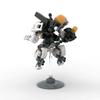 Kompatible Bausteine MOC Mini Mecha Orange Mist Exoskelett Roboter Pädagogisches Ausstellungsstück DIY Montage Baustein Spielzeug