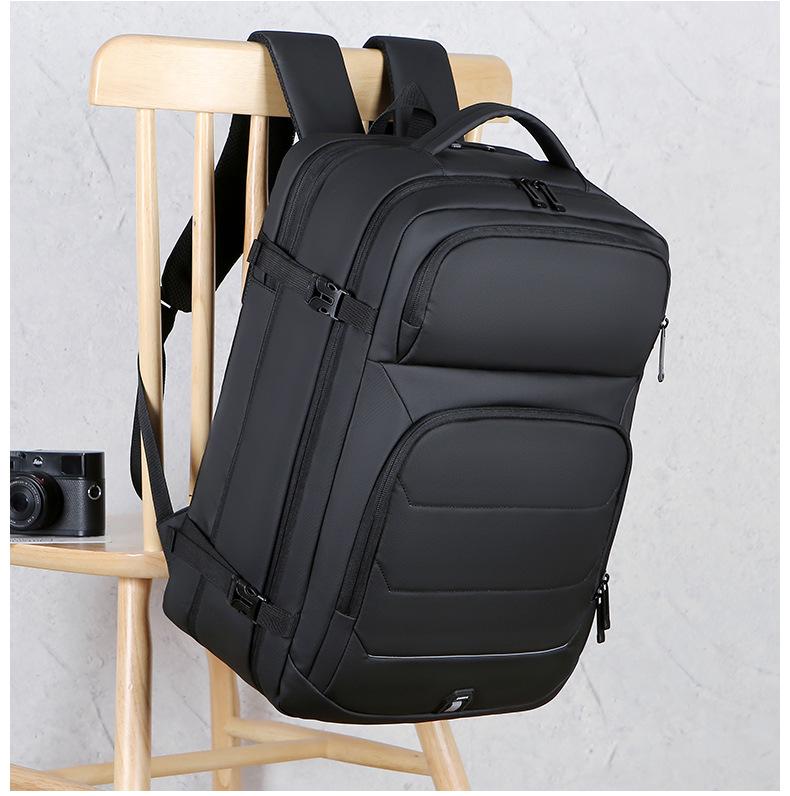 Men's Waterproof Multifunctional Computer and Travel Backpack - Large Capacity & Expandable Design