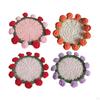 Crochet Flower Coaster Beverage Cup Mat Reusable Mug Holder for Living Room Kitchen