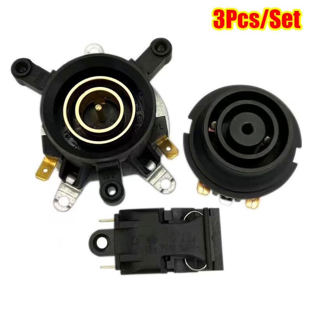 

3Pcs/Set Base Thermostat Temperature Electric Kettle Accessories Household Kettle Repair Parts