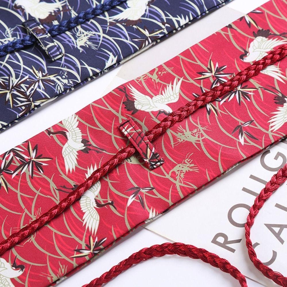 Chinese Style Cloth Wide Belt Tassel Hanfu Cummerbunds Fashion Girl