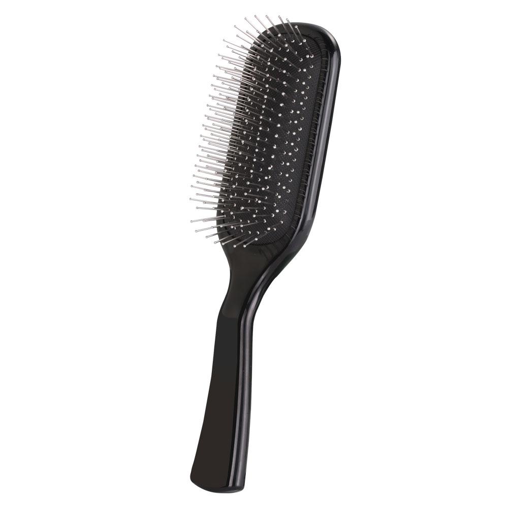 OEM Steel Pin Air Cushion Hairbrush Frizz Control and Styling Custom Hairbrush for Scalp Massage Detangling Hair Grooming чёрный