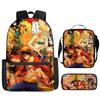 Popular Animation Backpack Student Schoolbag Boys Messenger Bag Girls Pencil Case