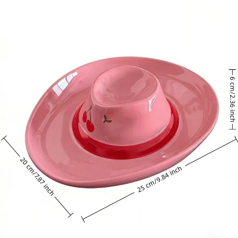 Kreativer Cowboyhut Keramikteller mit geteilter Knödelplatte Frühstücksgeschirr Partygeschenke