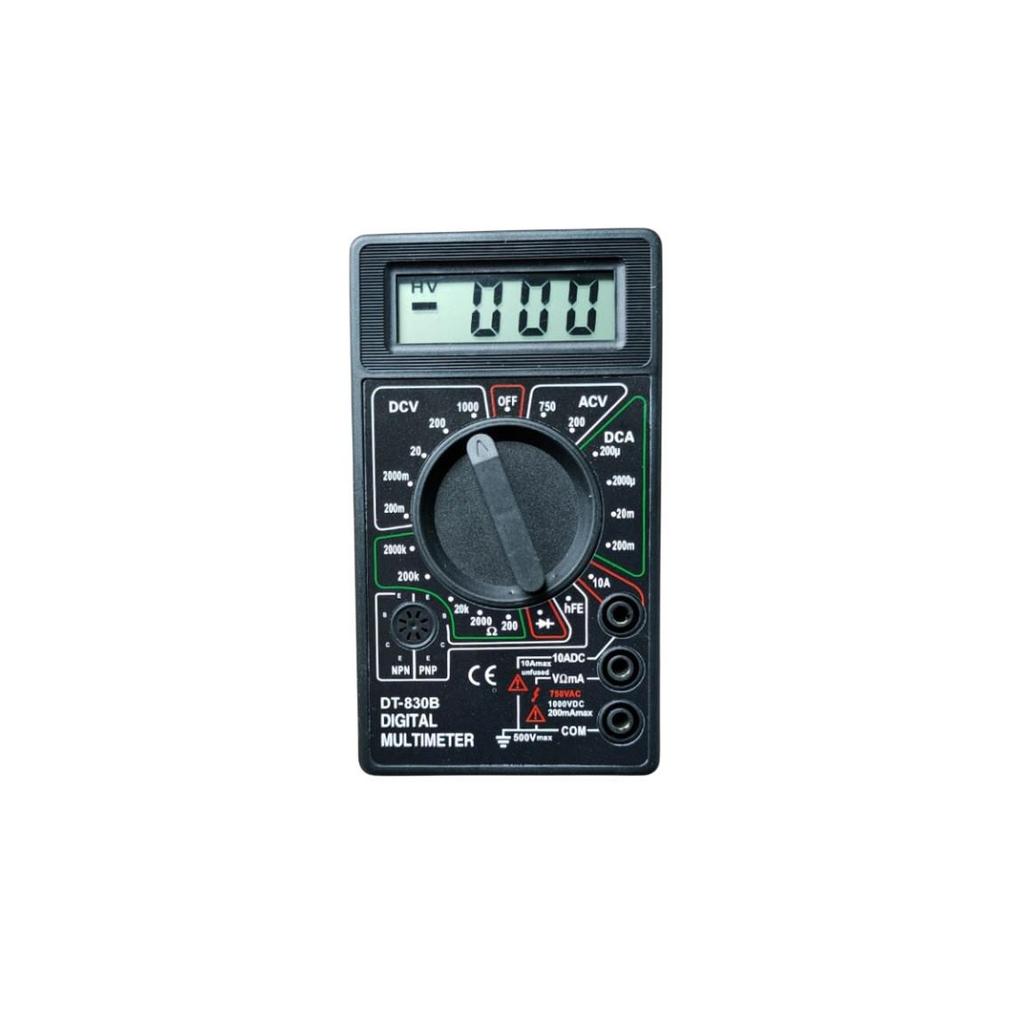 DT-830B Mini Digital Multimeter - Handheld Electrician Testing Device with Digital Display