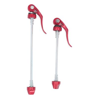 Bike Quick Release Skewers Bike Front and Rear Hub Skewers for Road Bike Mountain Bike BMX Red