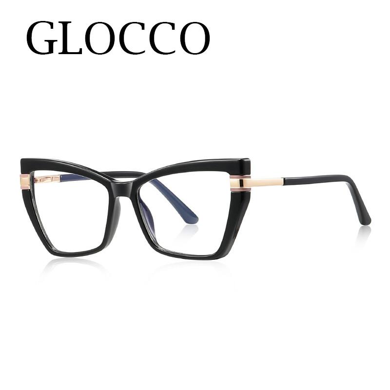 Elegant Full Rim Square Reading Glasses For Women  Frame Clear Lenes Magnification 0 To+6.0 Anti Blue Light Computer Glasses