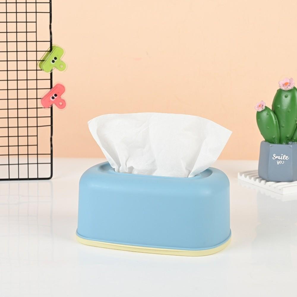 Frosted Paper Towel Box Plastic Tissue Case Simplicity Design Napkin Holder Home Use