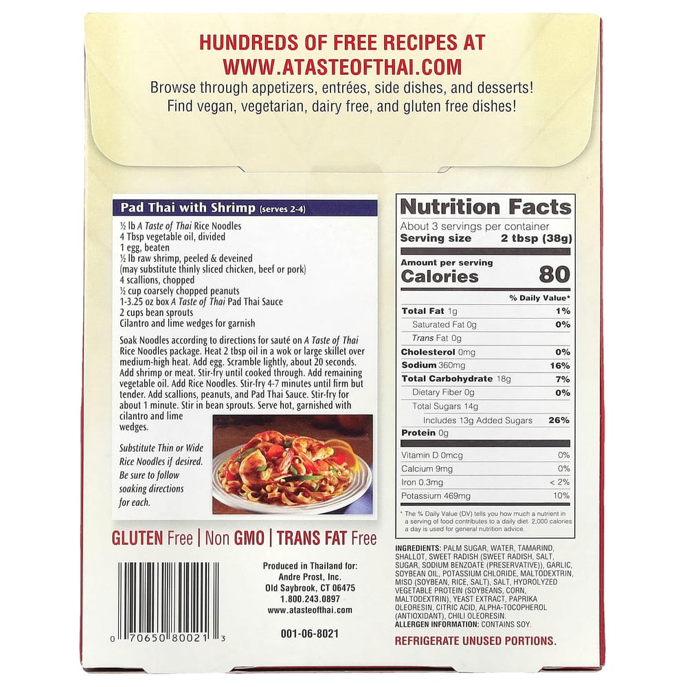 IHerb Pad Thai Sauce 100ml (3,25 fl oz)