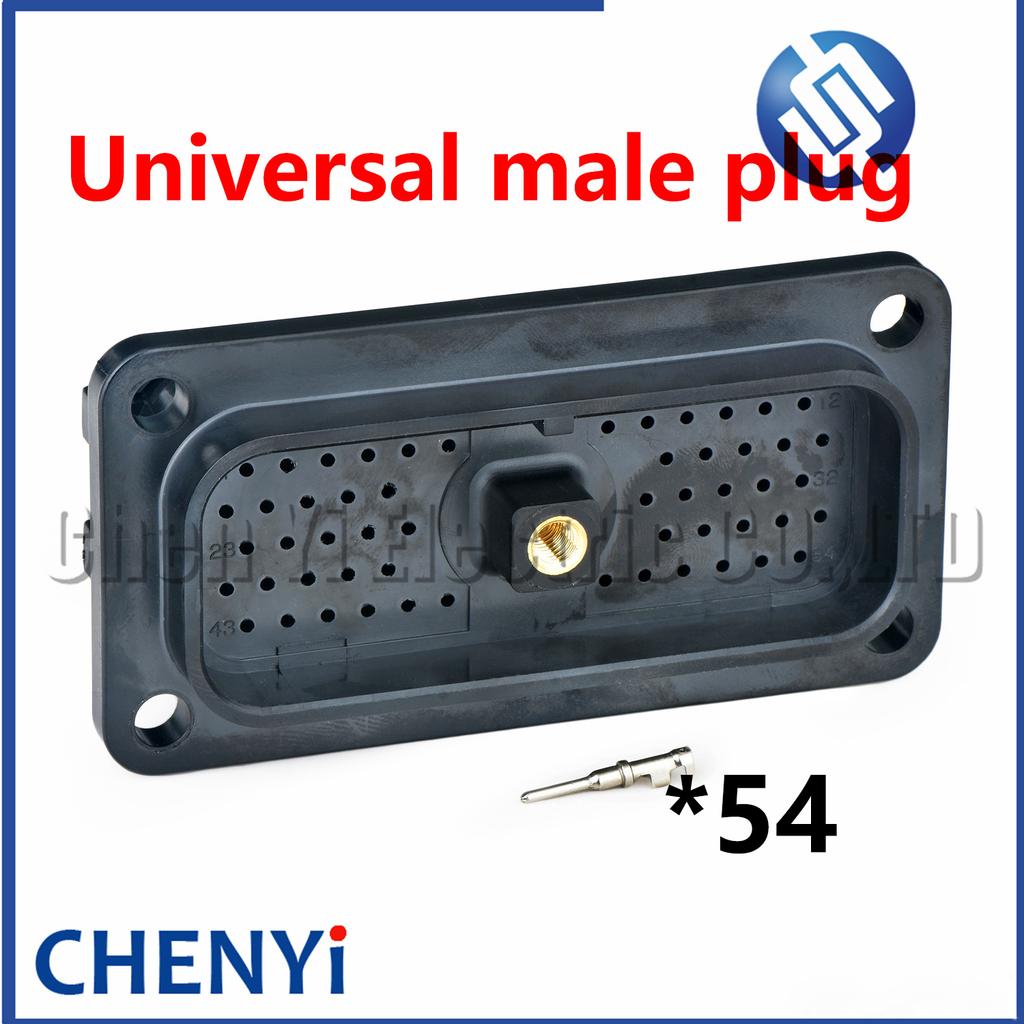 54 Pin auto Waterproof Wiring Connector For CAT Carter Excavator Computer Version Plug 153-2630 153-2620 163-6637 E320C E320D