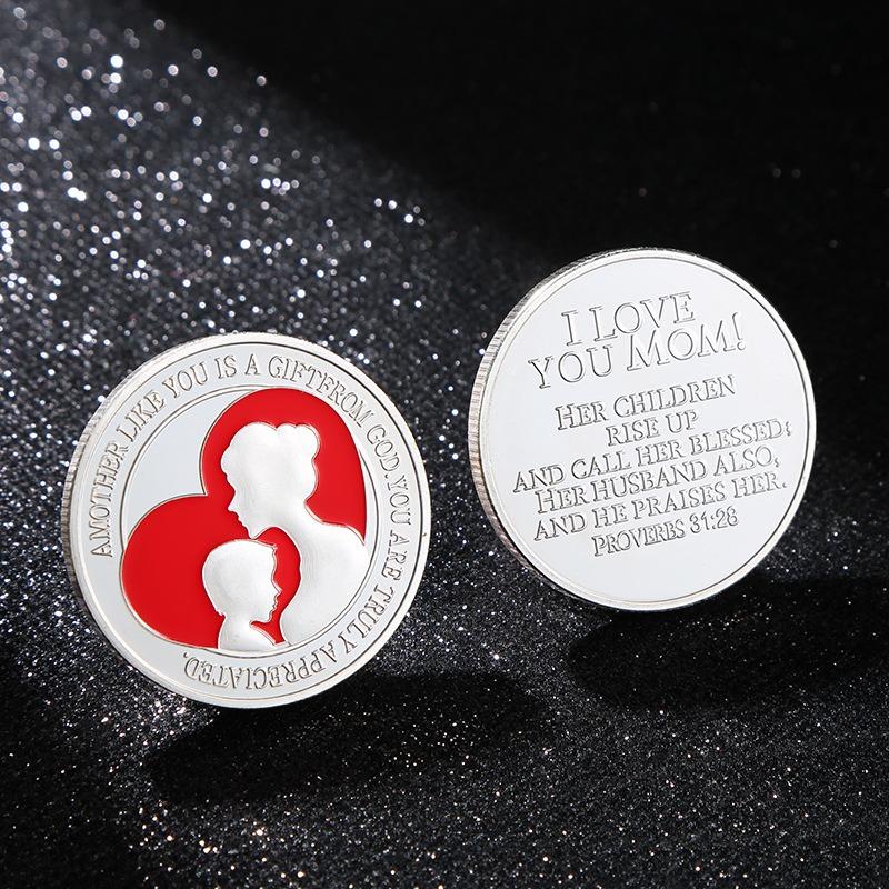 Goddess Commemorative Coin, Happy Mother's Day Commemorative Medal, Gift, Mother's Day Creative Gift