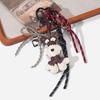 Yogodlns New Cute Puppy Shape Bow Handbag Pendant Fashion Woven Rope Versatile Backpack Pendant Versatile Bag Parts Accessories