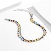 Trendy New Men's Personality Rice Bead Colorful Necklace Bohemian Style Necklace Set