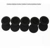 10 Pares/lote Redondo 35 40 45 50 55 60 65 mm Cubierta de Auriculares Reemplazo Esponja Almohadillas para Orejas Universal Almohadillas de Espuma Cojín de Espuma