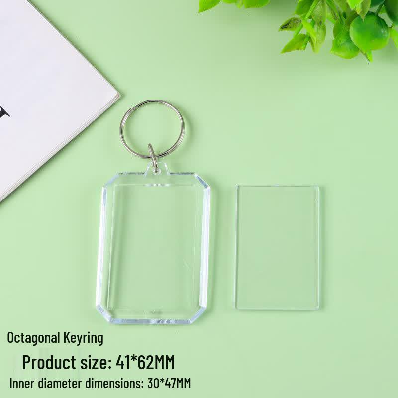DIY Photo Acrylic Keychain Frame