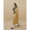 INMAN Women's Alpaca Wool Silk Double-Faced Long Coat