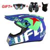 Cool Off-Road Helmet ABS Motorcycle Helmet, Men's Bicycle Helmet, Mountain Biking Helmet, Go-kart Helmet