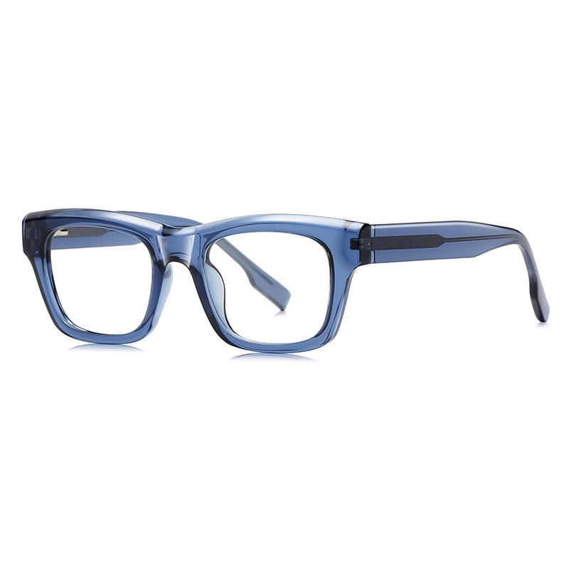

Fashion Unisex Square Reading Glasses Thick Frame TR90 Anti Blue Light Myopia Eyewear Radiation Protection Optical Glasses Original Lenses