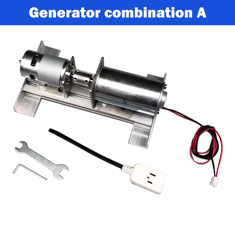 220V DC Permanent Magnet Brushless Generator DIY High Voltage Generator Double Bearing Mute 775 Motor Miniaturere Chargeable A