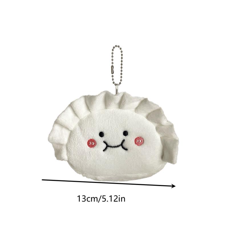 Dumpling Coin Purse Plush Wallet Pendant Earphone Bag Lipstick Bag Portable Key Case