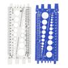 Nut Bolt Thread Gauge Checker M3 to M22 Metric and #4 to 3/4 Imperial Sizes Bolt and Nut Identifier