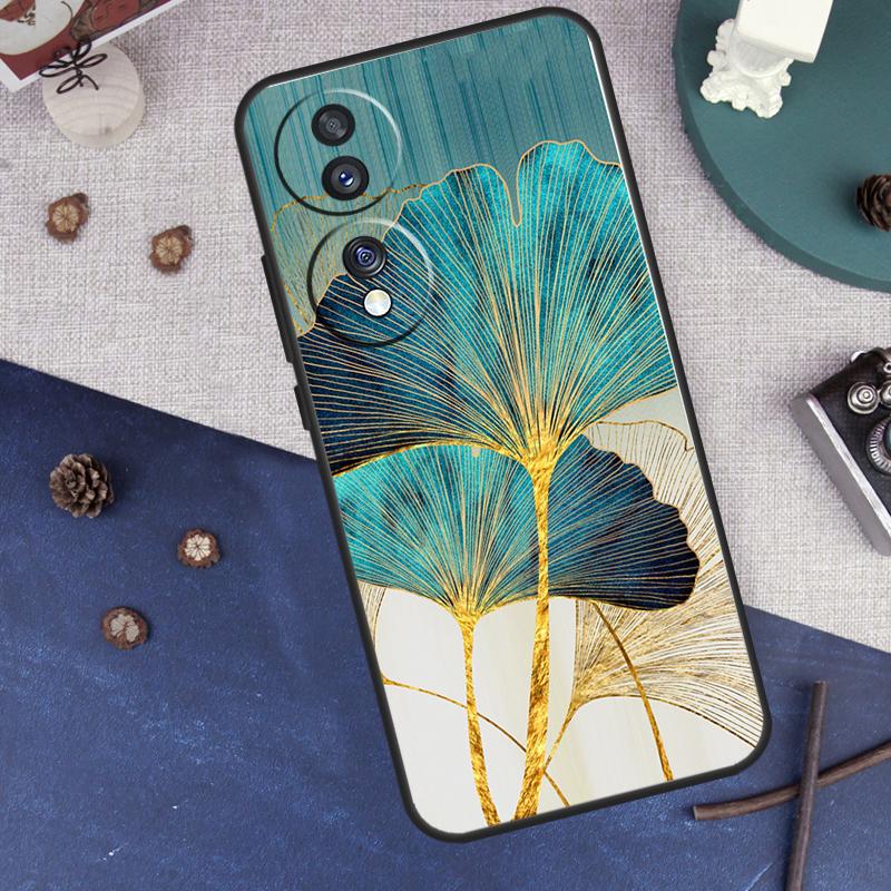 Luxury Gold Foil Art For Honor Magic 8 5 6 7 Lite Case For Honor 200 400 Pro X9c X9b X9d X8c X8b 9 50 70 90 Win RT