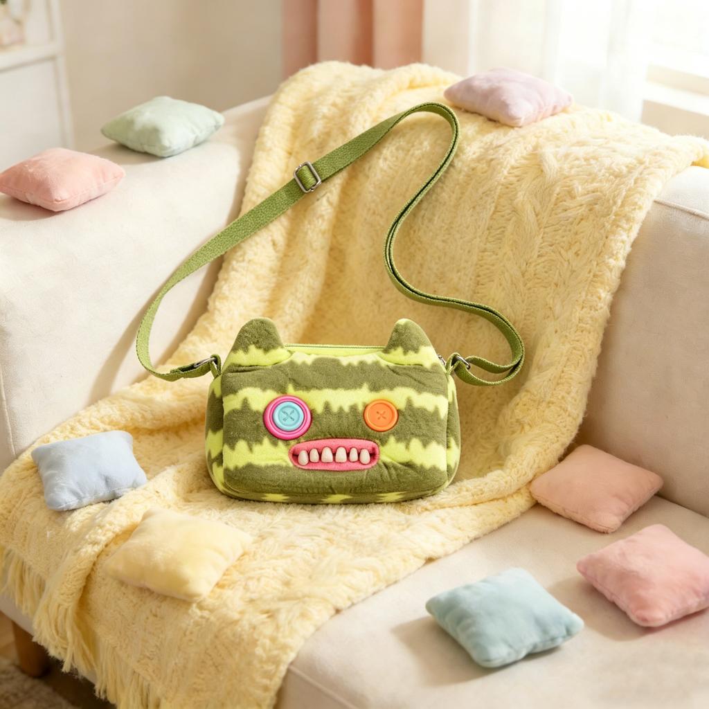 Fugglers Crossbody Bag Plush Toys Tooth Monsters Stuffed Peluche Fuggs Shoulder Bag Dolls Gifts For Kids