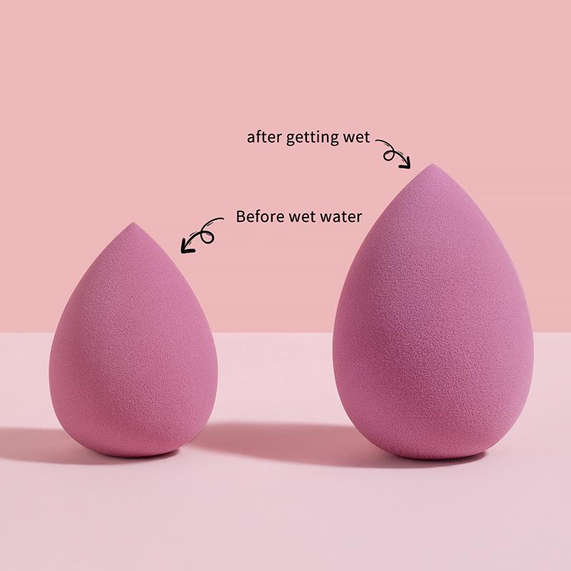 4 Pièces Éponge Maquillage Œuf Houppette Cosmétique Éponges Fond de Teint Houppettes Poudre Accessoires Maquillage Femmes Outils Beauté