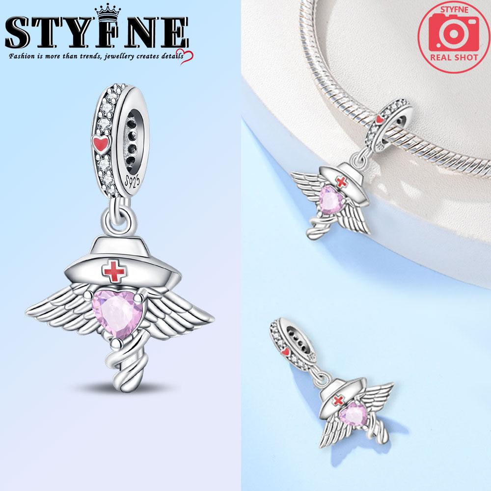 Eleganti Charms e Perline in Rame 100% Serie Professioni Medico Pittore Musicista Infermiere Adatti a Braccialetti Originali Gioielli Fai da Te