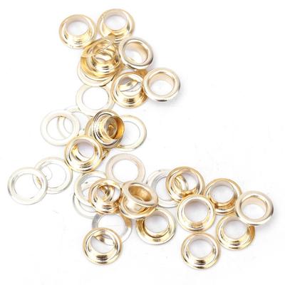 100set Classic 14mm Diameter Metal Eyelets Kit Heavy Duty Reinforced Brass Grommets Copper Eyelets For DIY Project