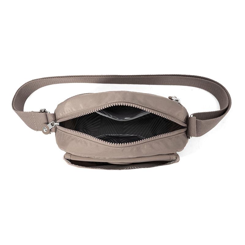 Waterproof Nylon Phone Bag Women's Multi-compartment Shoulder Bag Crossbody Bag
